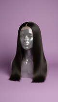 Sleek Straight Long Human Hair Wig
